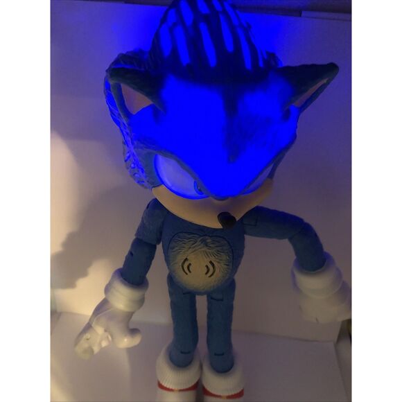 Sonic The Hedgehog 3 Ultimate Talking Sonic & Lights 14-Inch Action Figure Works - Picture 2 of 12